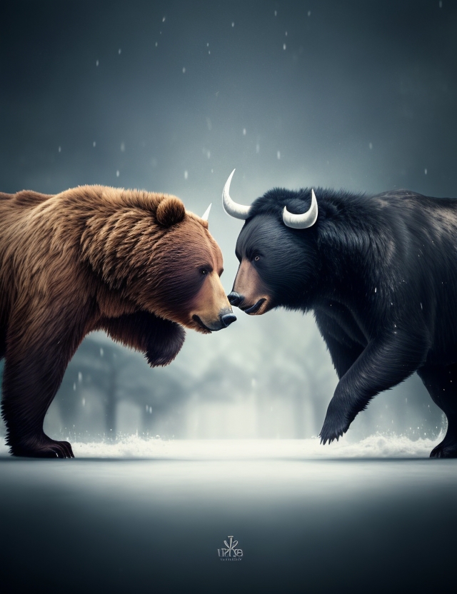 indian stock market , bull vs bear