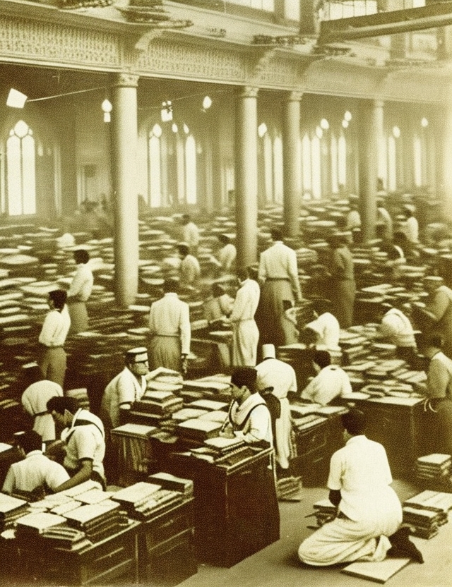 old floor of BSE- Bombay Stock Exchange