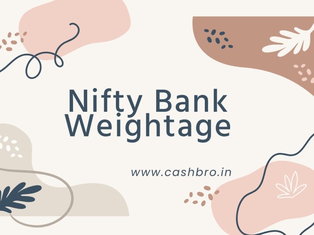 Nifty Bank Weightage
